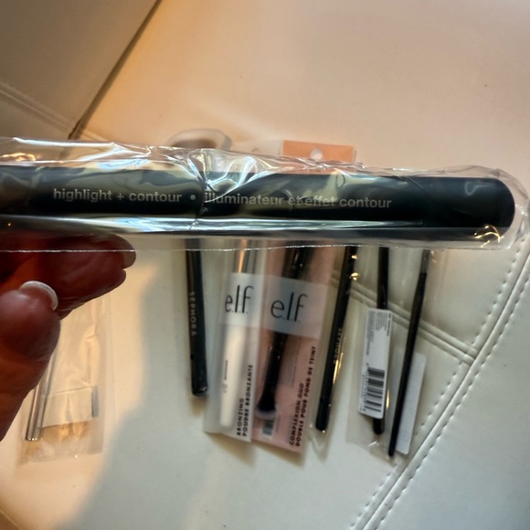 Bundle of Eight Makeup Brushes Sephora Elf Morphe IT New - Picture 3 of 10